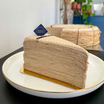 Hojicha Mille Crepe Cake